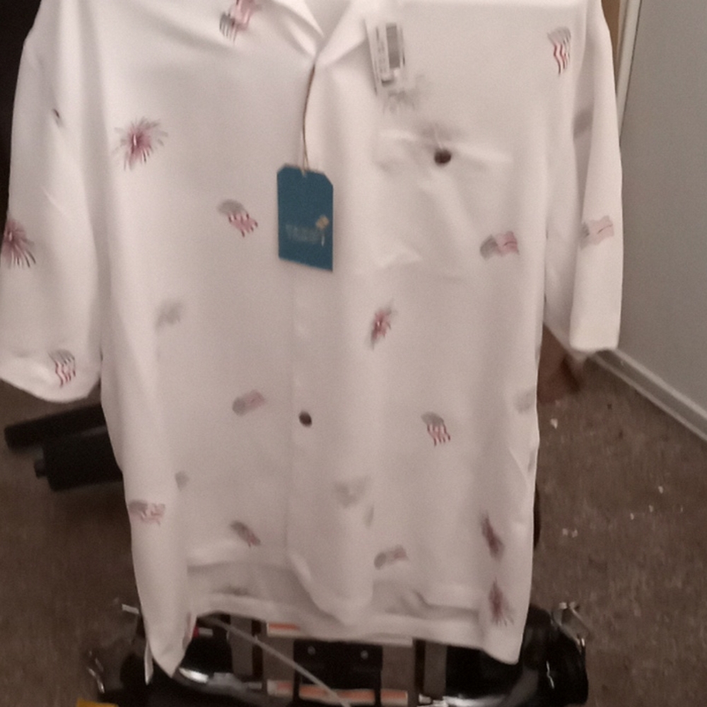 Caribbean short sleeve button up shirt